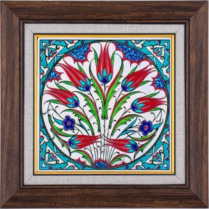 20X20-GÇ073-LALELİ-DESEN-TURKUAZ-ZEMİN