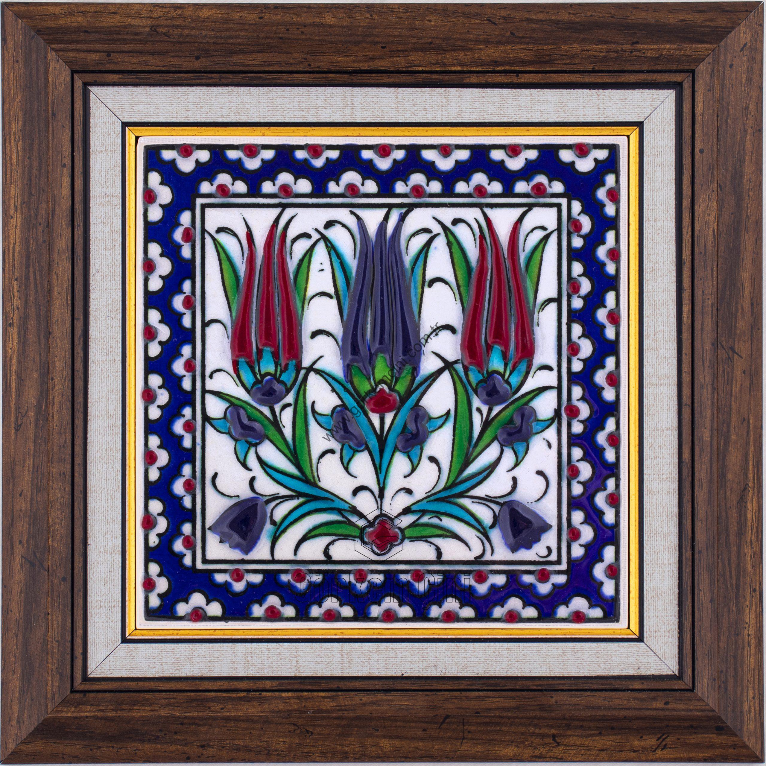 10X10-GÇ125-LALE-DESENİ-KOBALT-ZEMİN