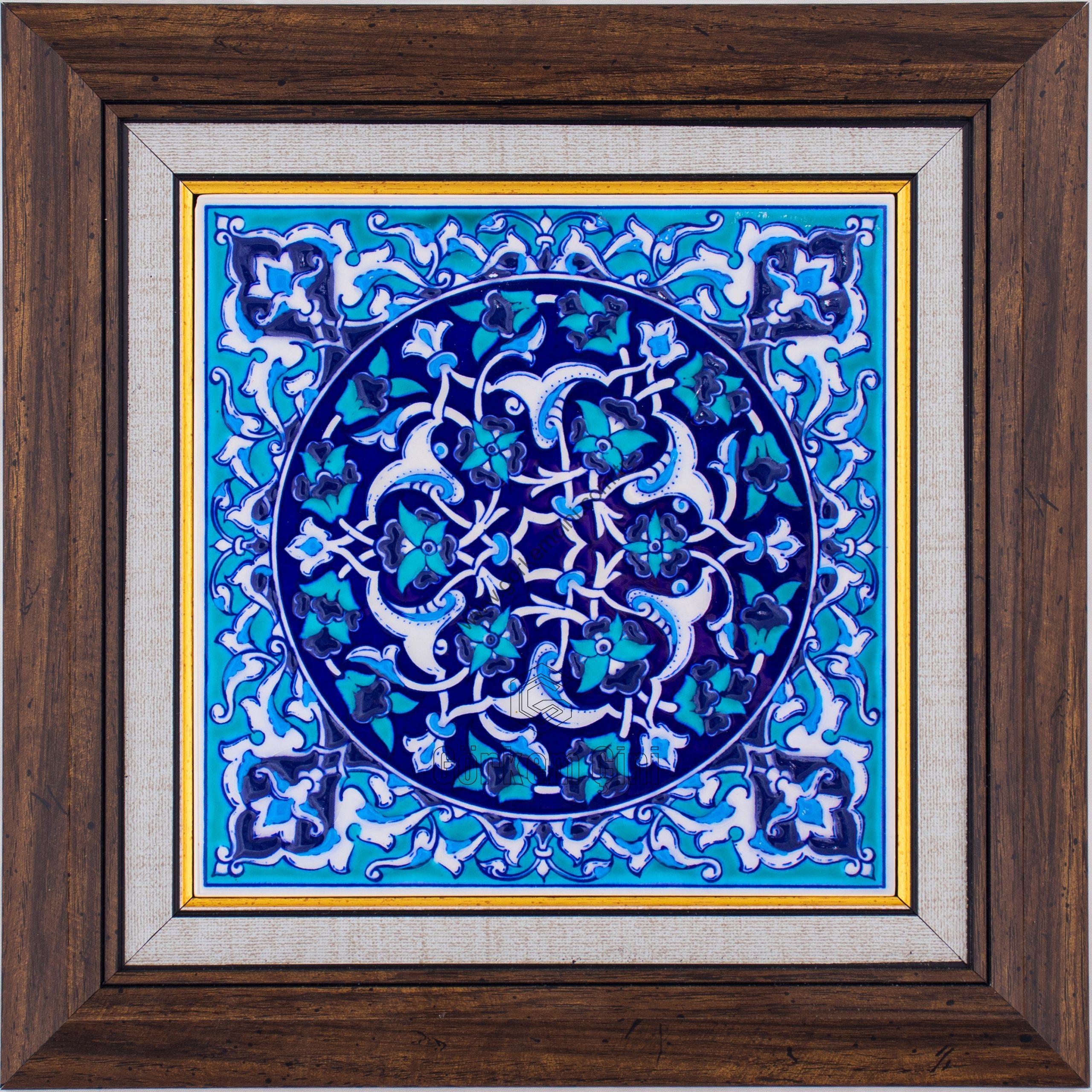 20X20-GÇ207-RUMİ-DESEN-MAVİBEYAZ-KOBALT-ZEMİN