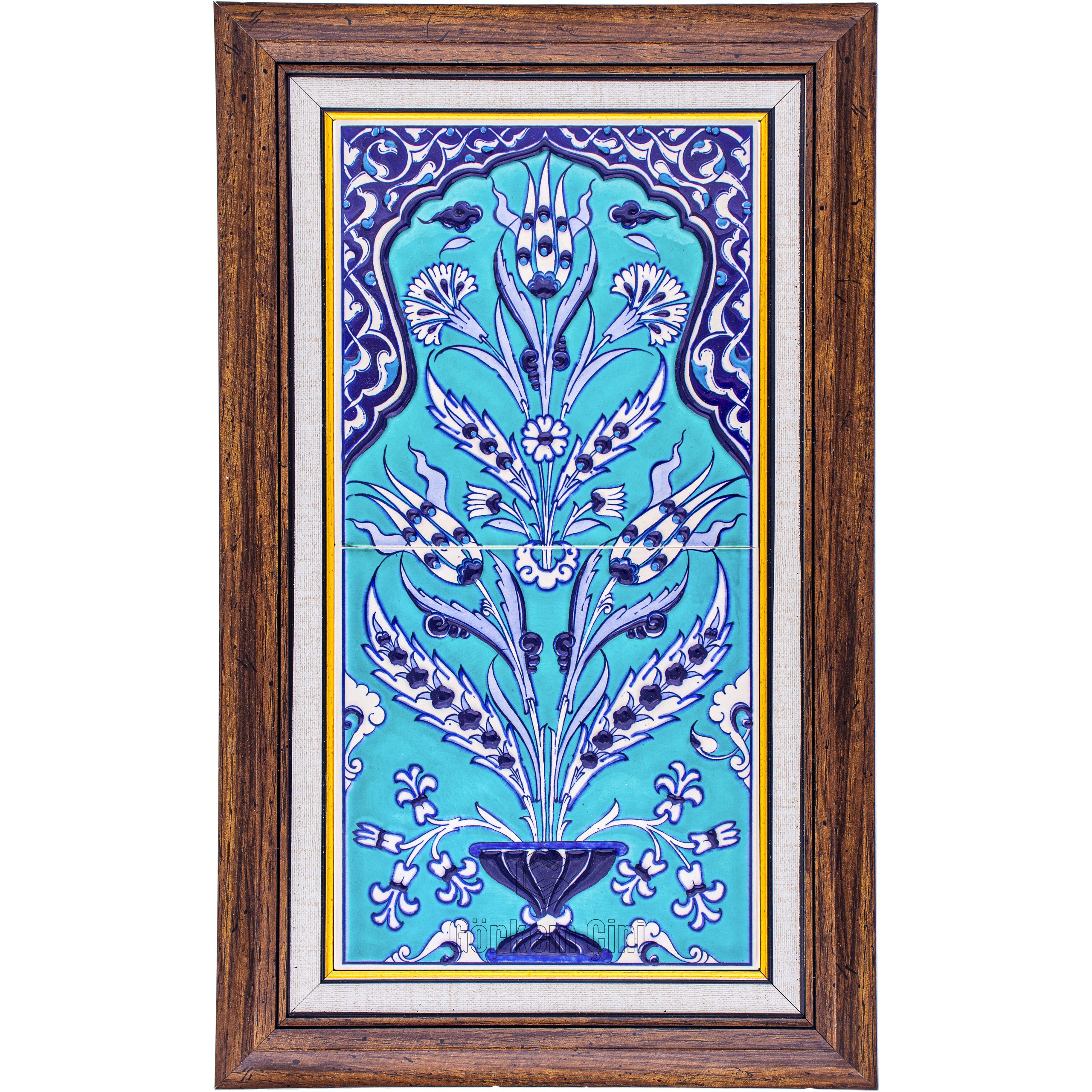 20X40-GÇ010-HANÇER-YAPRAKLI-DESEN-MAVİBEYAZ-TURKUAZ