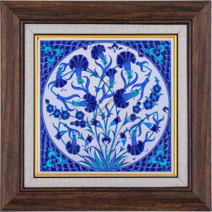 20X20-GÇ210-KARANFİLLİ-PENÇLİ-DESEN-MAVİBEYAZ