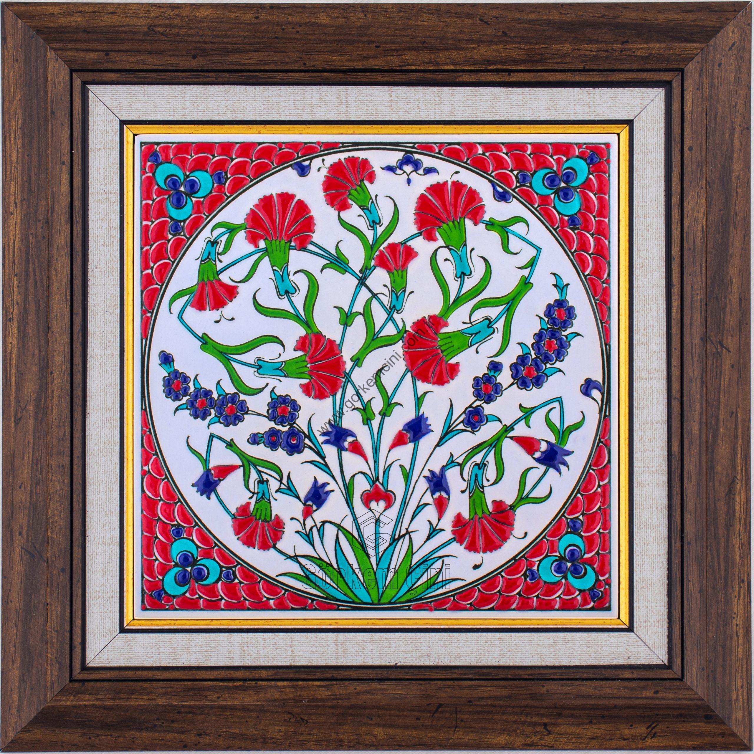 20X20-GÇ209-KARANFİLLİ-PENÇLİ-DESEN-RENKLİ