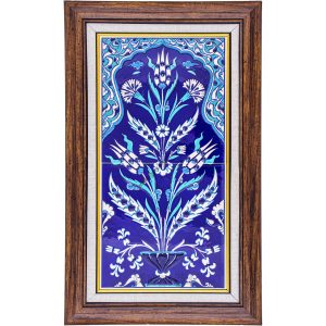 20X40-GÇ009-HANÇER-YAPRAKLI-DESEN-MAVİBEYAZ-KOBALT