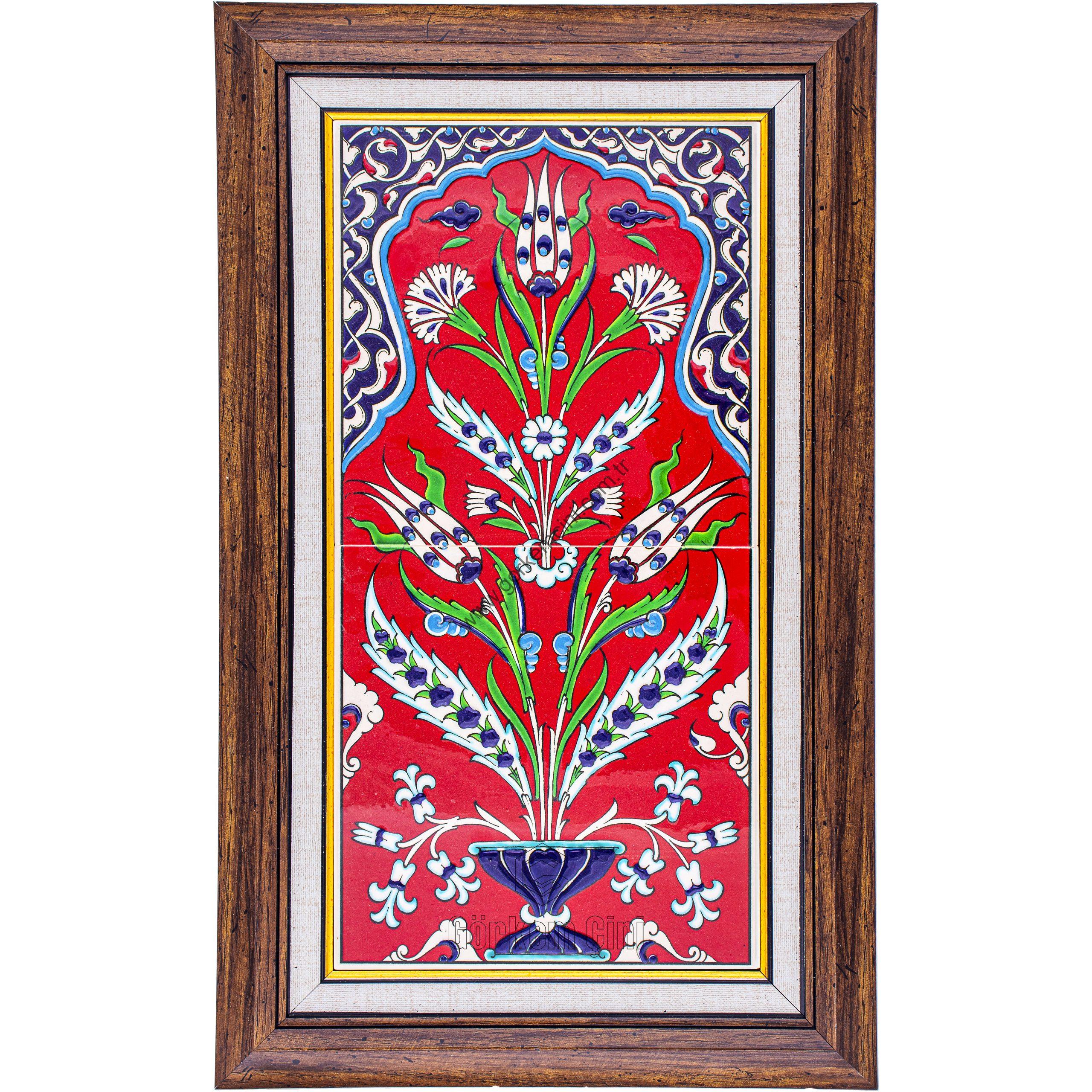 20X40-GÇ008-HANÇER-YAPRAKLI-DESEN-KIRMIZI