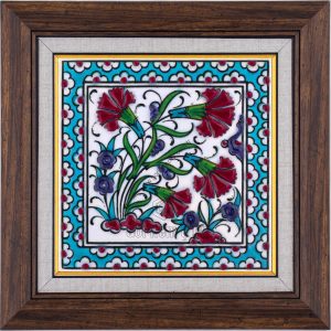 10X10-GÇ183-KARANFİLLİ-DESEN-TURKUAZ-ZEMİN