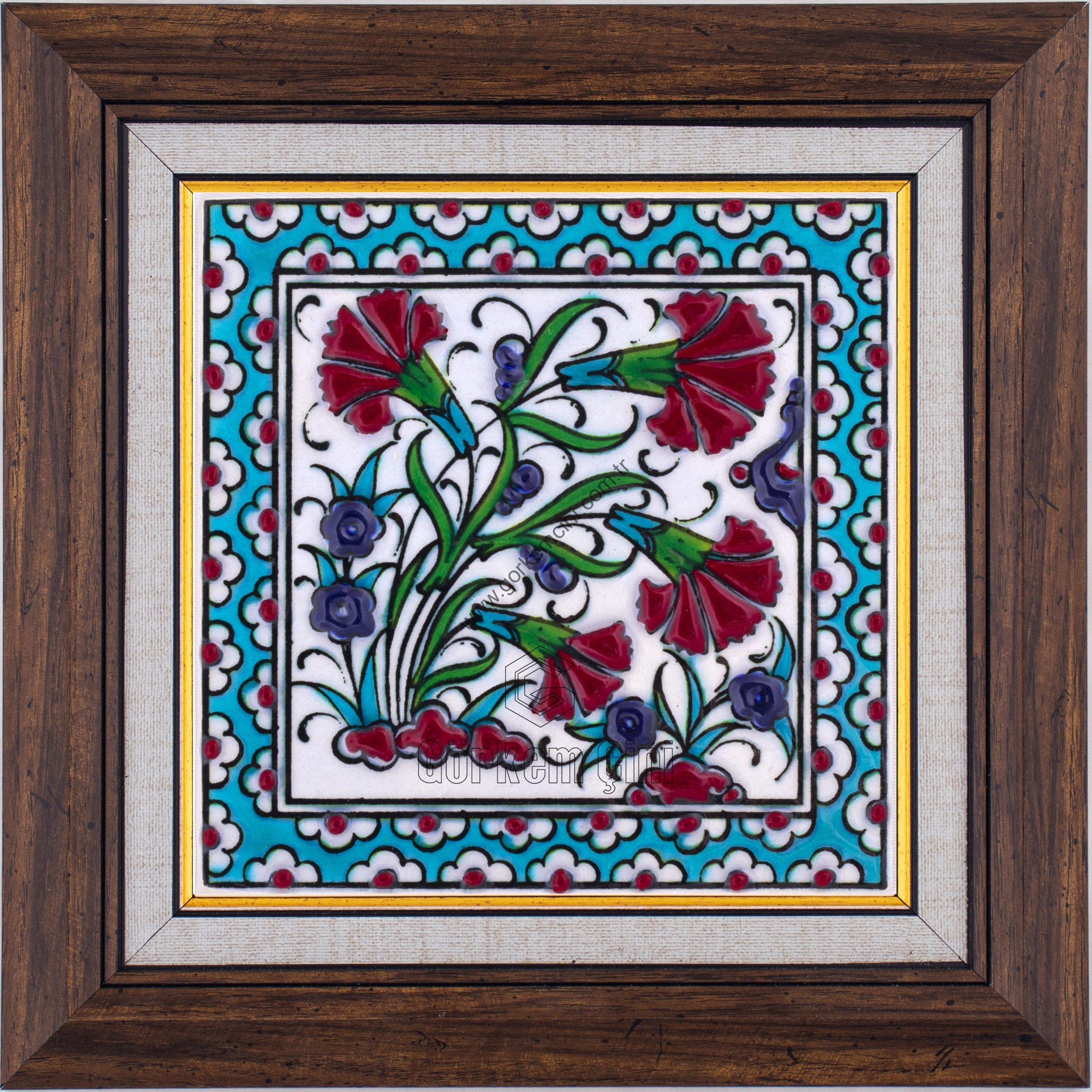 10X10-GÇ183-KARANFİLLİ-DESEN-TURKUAZ-ZEMİN