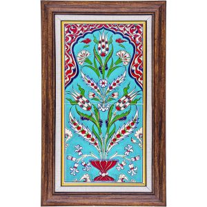 20X40-GÇ007-HANÇER-YAPRAKLI-DESEN-TURKUAZ