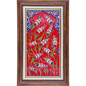 20X40-GÇ023-LALELİ-DESEN-KIRMIZI