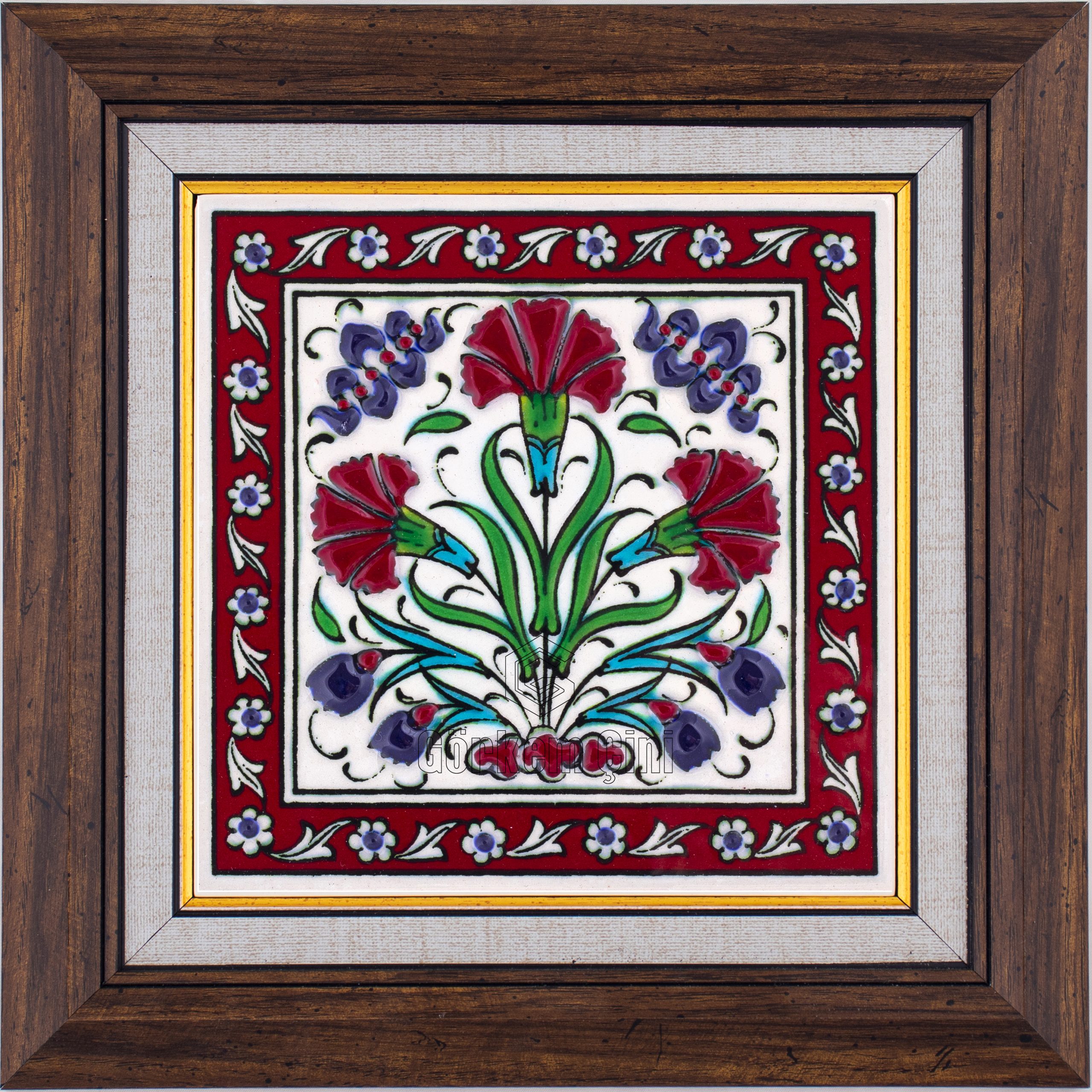 10X10-GÇ194-KARANFİLLİ-DESEN-KIRMZI-ZEMİN