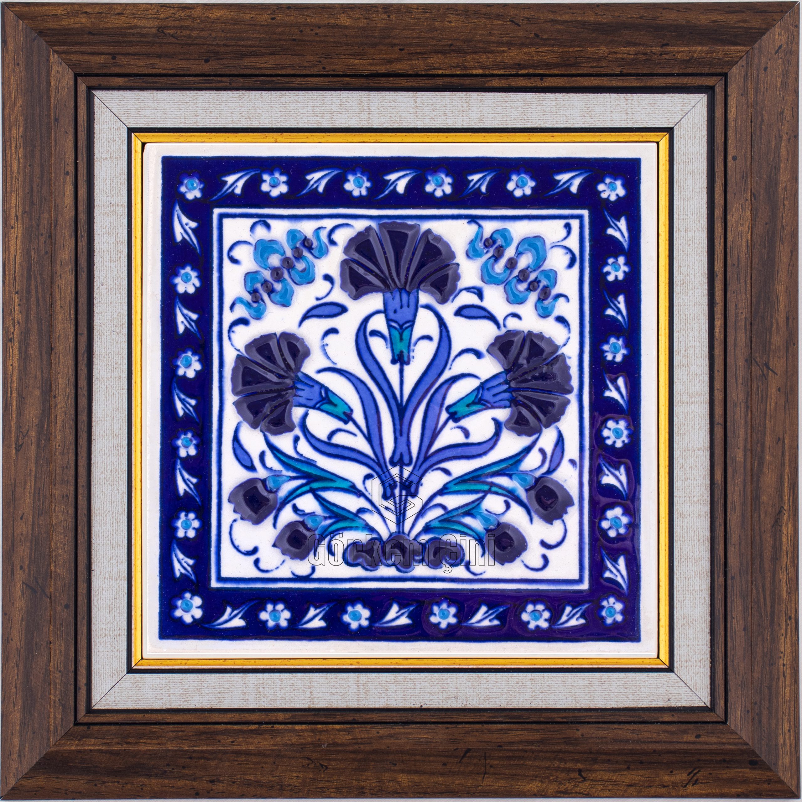 10X10-GÇ195-KARANFİLLİ-DESEN-MAVİBEYAZ-KOBALT-ZEMİN
