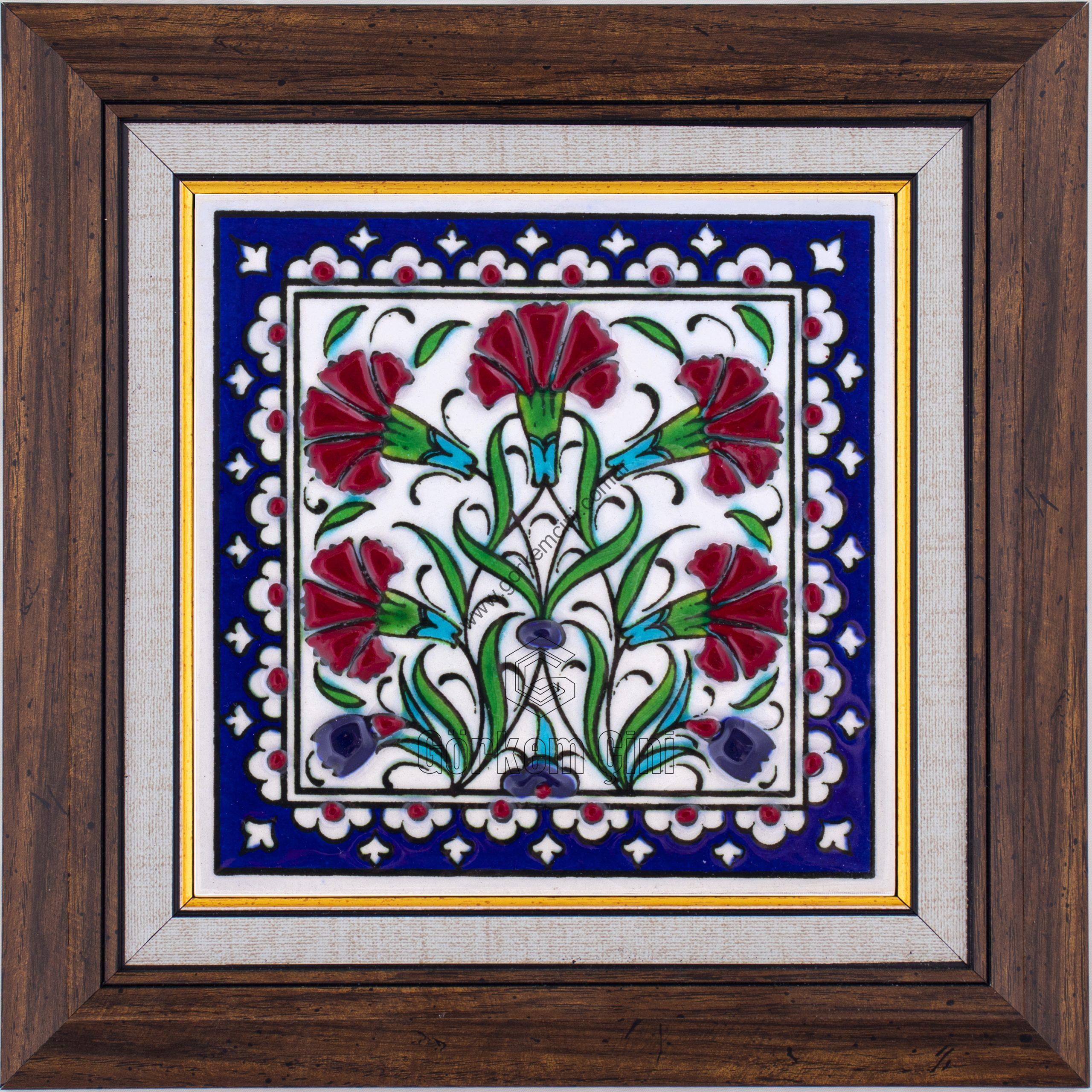 10x10-GÇ172-KARANFİLLİ-DESEN-KOBALT-ZEMİN
