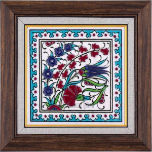 10X10-GÇ178-SÜMBÜLLÜ-DESEN-TURKUAZ-ZEMİN