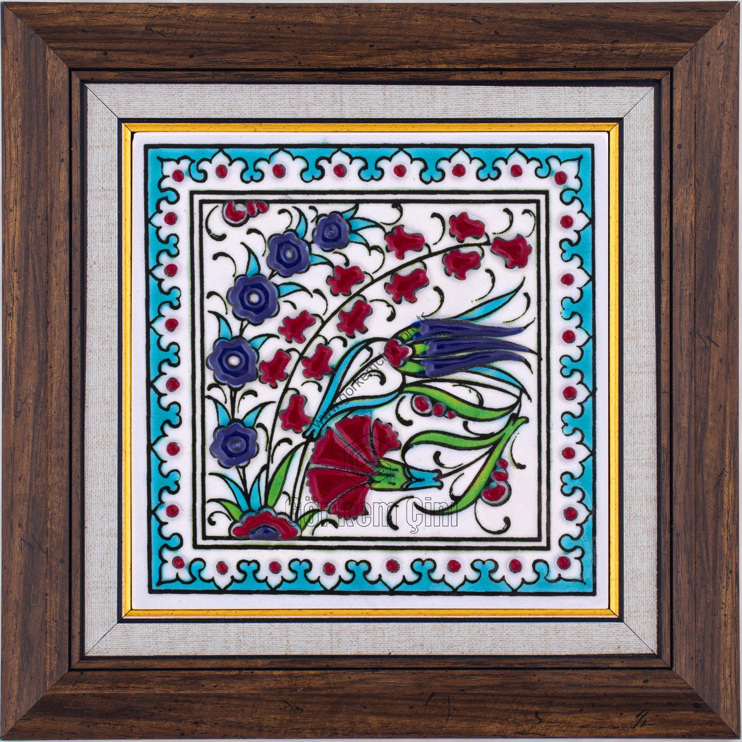 10X10-GÇ178-SÜMBÜLLÜ-DESEN-TURKUAZ-ZEMİN