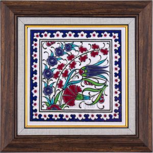 10X10-GÇ177-SÜMBÜLLÜ-DESEN-KOBALT-ZEMİN