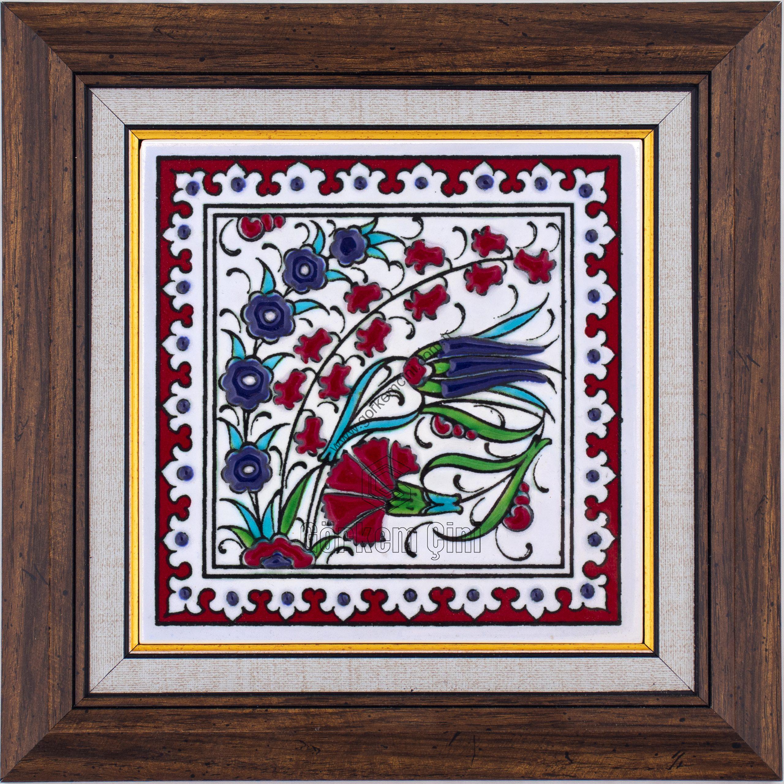 10X10-GÇ179-SÜMBÜLLÜ-DESEN-KIRMIZI-ZEMİN