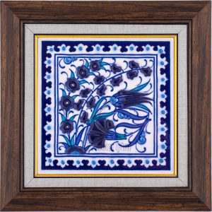 10X10-GÇ180-SÜMBÜLLÜ-DESEN-MAVİBEYAZ-KOBALT-ZEMİN