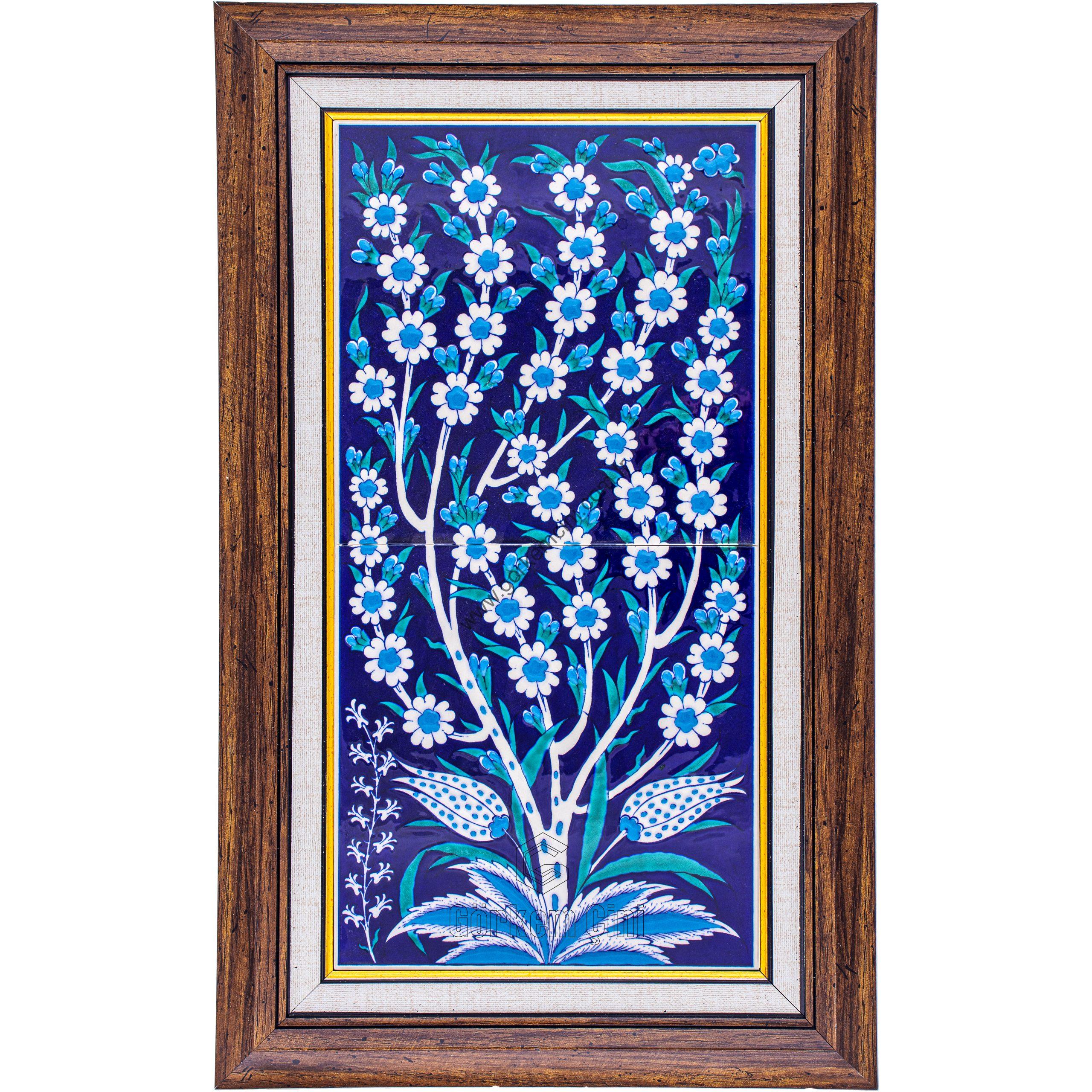 20X40-GÇ034-KLASİK-HAYAT-AĞACI-MAVİBEYAZ-KOBALT
