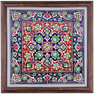 40X40-GÇ009-HATAYİLİ-RUMİ-DESEN-KOBALT