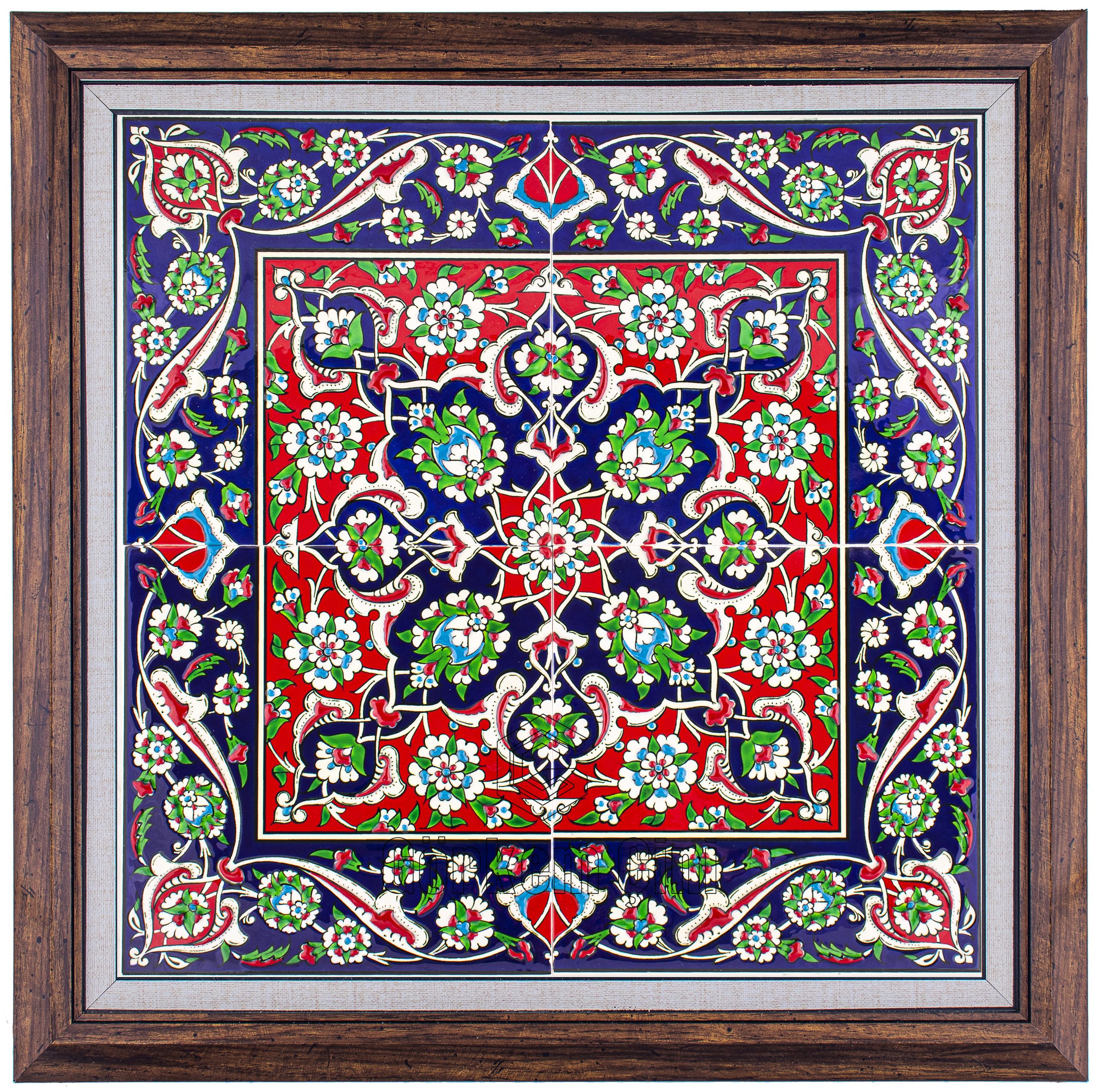 40X40-GÇ009-HATAYİLİ-RUMİ-DESEN-KOBALT