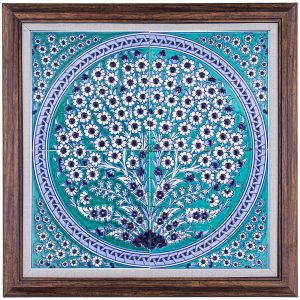 40X40-GÇ005-HAYAT-AĞACI-MAVİBEYAZ-TURKUAZ