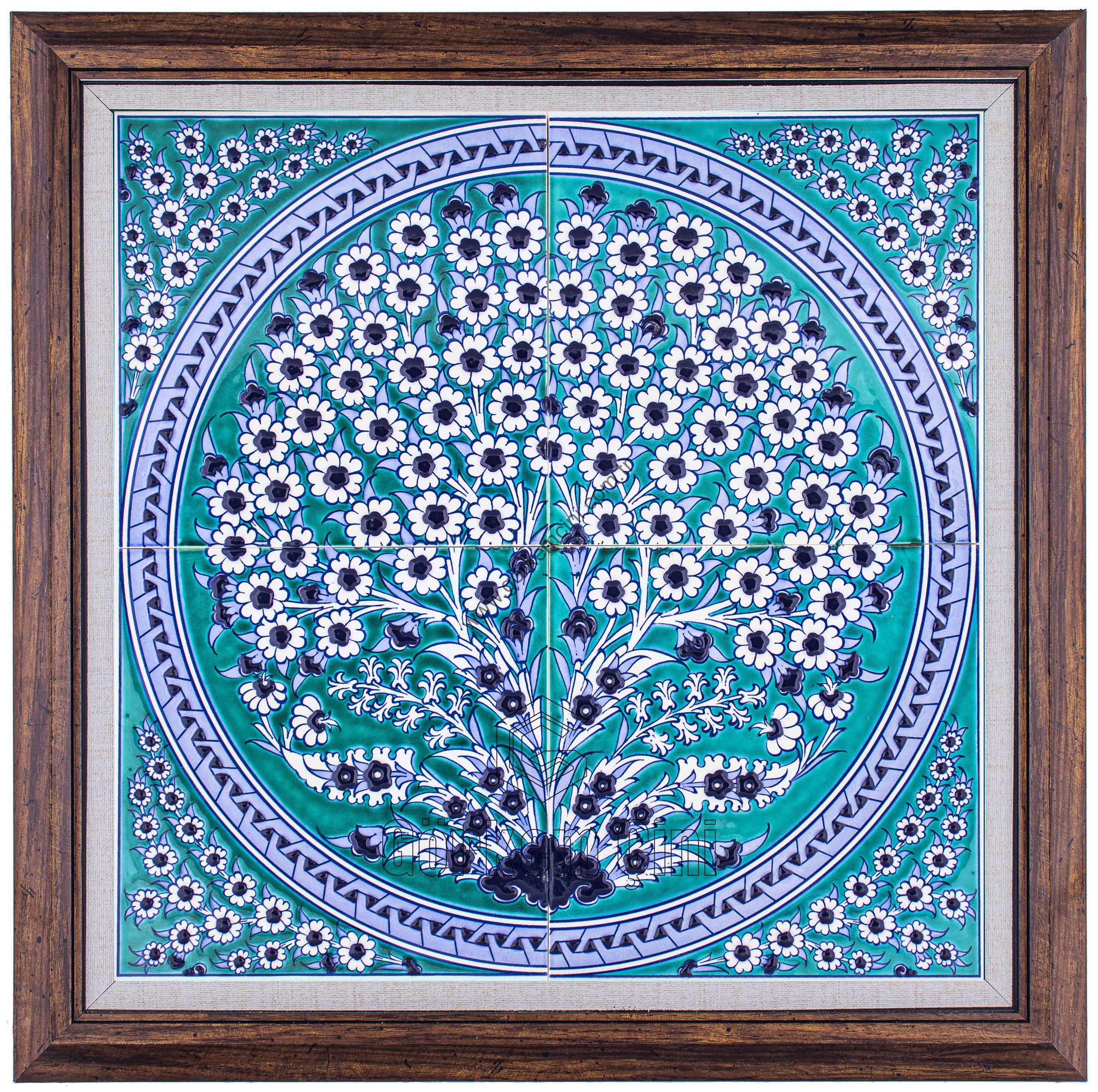 40X40-GÇ005-HAYAT-AĞACI-MAVİBEYAZ-TURKUAZ